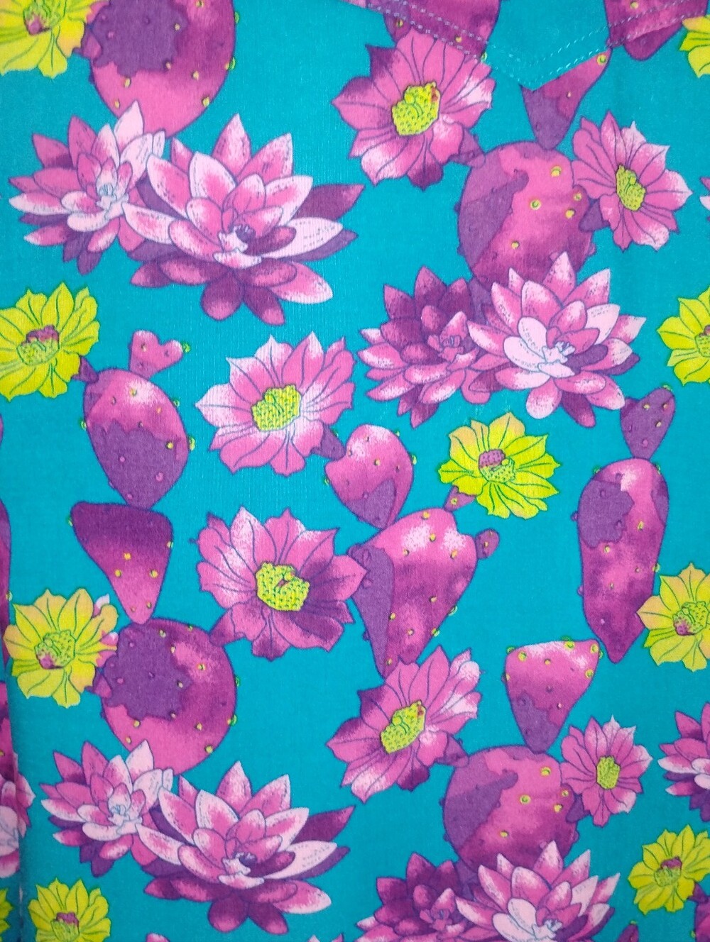 VIBRANT CACTUS FRUIT COWGIRL BLOUSE - Picture 9 of 10